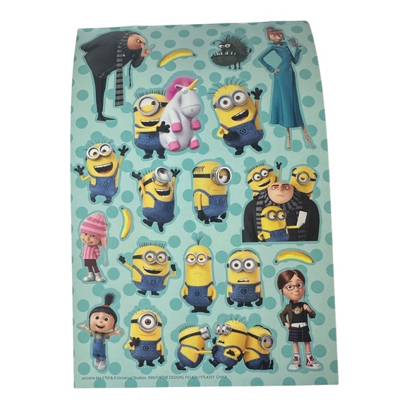 Innovative Designs Despicable Me 3 Sticker Book Includes Puffy Stickers - Picture 5 of 7